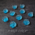 (( 4pcs )) 20mm アイスクリスタル カボション ライトブルー〔CA-017BL〕