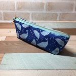  ペンケース  moda  クジラ柄