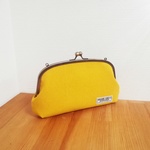 ☆chi※※さま専用☆８号帆布☆親子がま口☆ひまわり