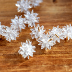 氷のようなお花*クリスタルフラワー*クリア*チャーム