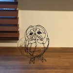 ＊goma1 様専用＊ ワイヤーアート・フクロウ