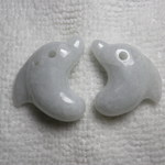 糸魚川翡翠勾玉　波の子イルカタイプ　02062829skz様専用購入ページ♪