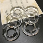 6個✦クリア 貫通穴あり リングパーツ