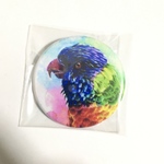 No.28「ゴシキセイガイインコ」缶バッジ 