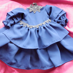 tare333......様　専用　４０～４３ｃｍドール用　紺色ドレス