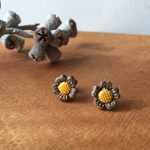 レトロフラワー イヤリング✳︎ピアス