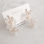 【resale】glass bijou Koeda＊ear accessory