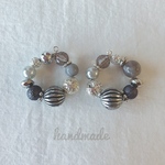 アシメ❁︎シルバーバージョン❁︎ピアス＆イヤリング