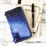 万年筆のためのペンケース*USAコットン宇宙②