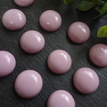 【4個】 18mm くすみ ピンク カボション くすみカラー