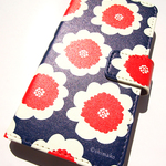 retro flower by shimako手帳型スマホケース  対応3機種（iPhone5/5s / iPhone5c / iPhone6/6s）