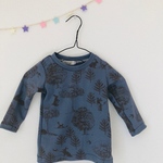 長袖Tシャツ90/ブルーフォレスト
