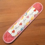 水筒肩紐カバー＊218 マカロンピンク ハート