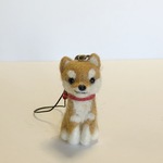 再販☆羊毛フェルト ストラップ 柴犬