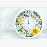 母の日 向日葵のフラワー時計♡ウェディング時計 
