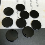  アクリル パーツ ブラック 穴あり   18mm
