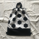サッカーボール柄ナップサック☆巾着入学準備男の子