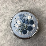 綿生地刺繍ピルケース3仕切り