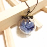 再販5】紫陽花とラベンダーのペンダント 506-26 #1891520