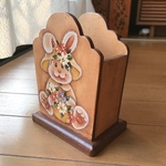 ＜受注作品＞ウサギのペン立て