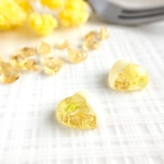 SALE！ ハートチョコ ( シャルドネ×ホワイト )  ピアス イヤリング チョコレート フェイクスイーツ