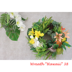 ＜koj***様ご注文のお品です＞Wreath “Hawaii” 38　リース”ハワイ”38ｃｍ