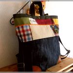 yuushigu様専用###パッチワークの大きなBOX型リュック♪