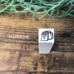 【ショッピングバッグ】スケジュールはんこ＊10㎜×10㎜