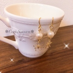 再販♡ワイヤーフラワーのピアス