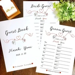 【お客様オリジナル追加オーダー】✨芳名帳✨ゲストブック 結婚式 大人気の赤い糸結婚証明書と類似デザイン❤️