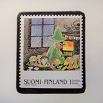 フィンランド　童話切手ブローチ4680
