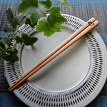 yummy0919様用オーダー作品-古木山桜の箸（箸置き付き）