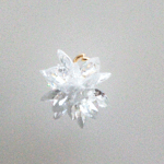 人工合成ジルコンジュエリー加工　雪の結晶・雪の華　2個で360円