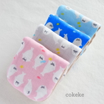 🍭 コロリン♪キュートなあざらし 🍭 ふわふわ&やわらか８重ガーゼ ハンカチ♪４枚セット入園入学