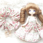 花柄シュシュとおソロセット