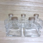 ハーバリウムボトル　スクエアショート型　150ml　＜5本セット＞