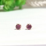 14KGF☆petit.bijouピアス・ロードライトガーネット・1月誕生石