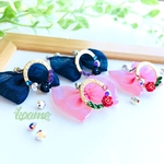 【受注生産】つまみ細工のリングピアス