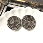 28mm シルバー ＊アメリカ アンティーク ヴィンテージ ボタン