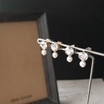 ✳︎スワロフスキーとベビーパールのシンプルピアス✳︎