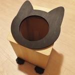 Q様注文分☆ネコのゴミ箱2個