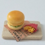 ミニチュア ハンバーガーセット