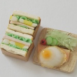 ミニチュア 朝食プレート