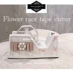 Flowerレース💐テープカッター❤︎花柄 文房具  可愛い  姫 フェミニン アンティーク