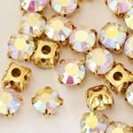 ７mm♡オーロラのＡ級ガラスストーン♡