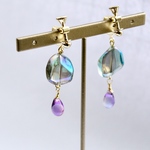 14kgp/ジュエリーな宇宙ピアス/イヤリング【jewellery night】