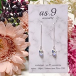 ♡ SILVER925 SWAROVSKI クリスタルオーロラ アメリカンピアス 