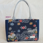 和柄トートbag着物リメイク【送料込】