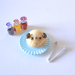1/28 20時～ こいぬメロンパンブローチ