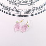 桜ひとひらピアス　樹脂フック　#M0127-1